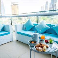 Отель Bravoway Burj Vista 1 in Downtown Dubai балкон