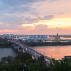 АЗИМУТ Отель Нижний Новгород пляж фото 3