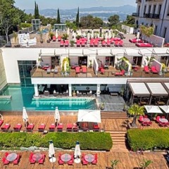 Отель Gran Hotel La Florida Испания, Барселона - 2 отзыва об отеле, цены и фото номеров - забронировать отель Gran Hotel La Florida онлайн приотельная территория фото 2