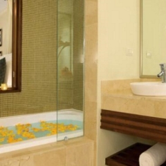 Отель Dreams Palm Beach Punta Cana - Luxury All Inclusive Доминикана, Пунта Кана - отзывы, цены и фото номеров - забронировать отель Dreams Palm Beach Punta Cana - Luxury All Inclusive онлайн ванная фото 2