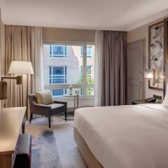Отель Hilton Munich City Германия, Мюнхен - 9 отзывов об отеле, цены и фото номеров - забронировать отель Hilton Munich City онлайн комната для гостей фото 3