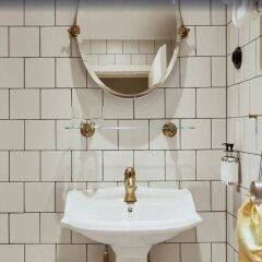 Отель Max Brown Midtown Германия, Дюссельдорф - 1 отзыв об отеле, цены и фото номеров - забронировать отель Max Brown Midtown онлайн ванная фото 2