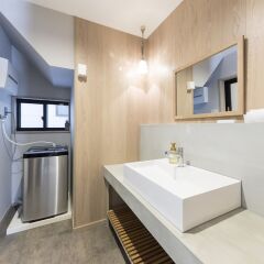 Musubi Hotel Machiya Kiyokawa 1 Фукуока ванная