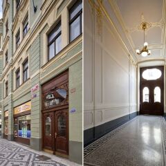 Отель Old Town - Dusni Apartments Чехия, Прага - отзывы, цены и фото номеров - забронировать отель Old Town - Dusni Apartments онлайн интерьер отеля
