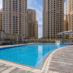 Отель Marina Promenade – Delphine Tower/Dubai Marina 1BR Luxury Apt Sea View Sleeps 3 - HLS 37921 бассейн