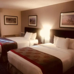 Отель Ramada Plaza & Conf Center by Wyndham Calgary Airport Канада, Калгари - отзывы, цены и фото номеров - забронировать отель Ramada Plaza & Conf Center by Wyndham Calgary Airport онлайн комната для гостей фото 3