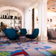 Отель Hôtel Vernet интерьер отеля