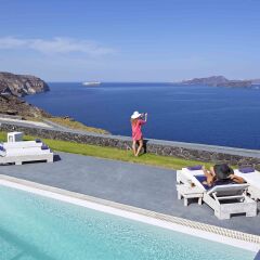 Отель Santorini Princess Presidential Suites Греция, Остров Санторини - отзывы, цены и фото номеров - забронировать отель Santorini Princess Presidential Suites онлайн пляж