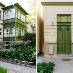 Апартаменты Sanhaus Apartments Сопот вид на фасад