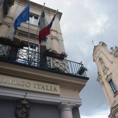 Отель Albergo Italia Матера приотельная территория