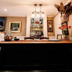 Отель The Welsh Hills Inn гостиничный бар