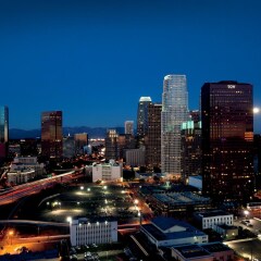 Отель Ritz Carlton Los Angeles Лос-Анджелес городской автобус