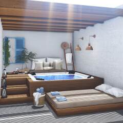 Отель Blue Jasmine Suites бассейн