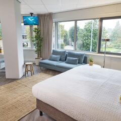 Отель Amrâth Apart-Hotel Schiphol-Badhoevedorp Нидерланды, Бадхевердорп - отзывы, цены и фото номеров - забронировать отель Amrâth Apart-Hotel Schiphol-Badhoevedorp онлайн комната для гостей фото 2