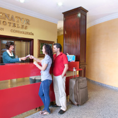 Отель NH Collection Madrid Gran Vía Испания, Мадрид - 1 отзыв об отеле, цены и фото номеров - забронировать отель NH Collection Madrid Gran Vía онлайн интерьер отеля фото 3