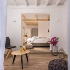 Отель Mediterranean Beach Palace Hotel Греция, Остров Санторини - отзывы, цены и фото номеров - забронировать отель Mediterranean Beach Palace Hotel онлайн комната для гостей фото 2