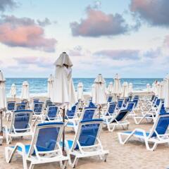 Отель Sol Luna Bay - All Inclusive Болгария, Аврен - отзывы, цены и фото номеров - забронировать отель Sol Luna Bay - All Inclusive онлайн пляж