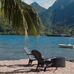 Отель Robinson's Cove Villas пляж