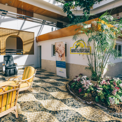 Отель Muthu Oura Praia Hotel Португалия, Албуфейра - 1 отзыв об отеле, цены и фото номеров - забронировать отель Muthu Oura Praia Hotel онлайн интерьер отеля фото 3
