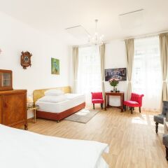 Отель Prague Siesta Apartments Чехия, Прага - отзывы, цены и фото номеров - забронировать отель Prague Siesta Apartments онлайн комната для гостей фото 9