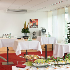 Отель Wyndham Hannover Atrium Германия, Ганновер - 1 отзыв об отеле, цены и фото номеров - забронировать отель Wyndham Hannover Atrium онлайн питание фото 3