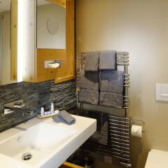 Отель Aspen Alpine Lifestyle Hotel Швейцария, Гриндельвальд - отзывы, цены и фото номеров - забронировать отель Aspen Alpine Lifestyle Hotel онлайн ванная фото 2