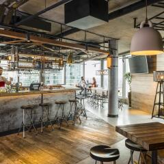 Novotel London Canary Wharf Hotel гостиничный бар