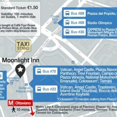 Отель Moonlight Inn Guest House Италия, Рим - отзывы, цены и фото номеров - забронировать отель Moonlight Inn Guest House онлайн городской автобус