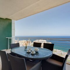 Отель Ocean Front LUX Apartment wt Pool, Upmarket Area Мальта, Слима - отзывы, цены и фото номеров - забронировать отель Ocean Front LUX Apartment wt Pool, Upmarket Area онлайн балкон