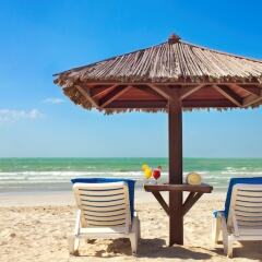 Отель Coral Beach Resort - Sharjah ОАЭ, Шарджа - 8 отзывов об отеле, цены и фото номеров - забронировать отель Coral Beach Resort - Sharjah онлайн пляж фото 2