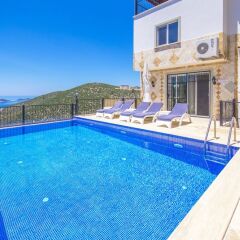 Villa Asel by Akdenizvillam Турция, Калкан - отзывы, цены и фото номеров - забронировать отель Villa Asel by Akdenizvillam онлайн бассейн