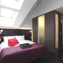 Гостиница AZIMUT Moscow Tulskaya (АЗИМУТ Москва Тульская) 4* Улучшенный номер разные типы кроватей фото 6
