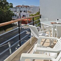 Отель Costa Fina Oceanview Penthouse Мексика, Плая-дель-Кармен - отзывы, цены и фото номеров - забронировать отель Costa Fina Oceanview Penthouse онлайн балкон