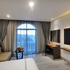 Отель Crown Nguyen Hoang Hotel Вьетнам, Нячанг - отзывы, цены и фото номеров - забронировать отель Crown Nguyen Hoang Hotel онлайн комната для гостей фото 3