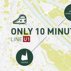 Отель Arcotel Donauzentrum Вена городской автобус