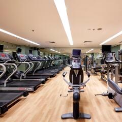 Отель PARKROYAL COLLECTION Marina Bay Сингапур фитнесс-зал
