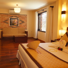 Отель Vinh Hung Riverside Resort & Spa комната для гостей фото 4