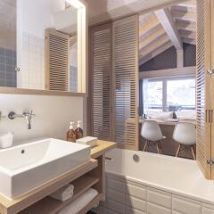 Отель CERVO Mountain Boutique Resort Швейцария, Церматт - отзывы, цены и фото номеров - забронировать отель CERVO Mountain Boutique Resort онлайн ванная фото 2