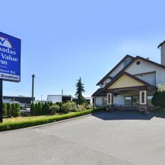 Отель Canadas Best Value Inn Langley Лэнгли вид на фасад