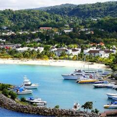 Отель Sandcastles Jamaica Beach Resort Ocho Rios пляж