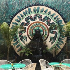 Отель Hostal Centro Historico Oasis Мехико приотельная территория