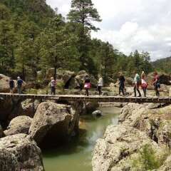 Отель Cusarare River Sierra Lodge бассейн