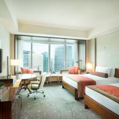 Отель Conrad Tokyo 5* Стандартный номер с различными типами кроватей фото 3