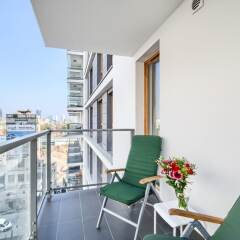 Апартаменты P&O Apartments Kasprzaka 2 балкон