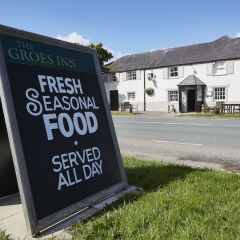 Отель The Groes Inn парковка