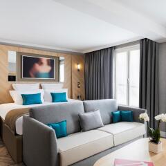 Отель Hôtel Louvre Saint-Honoré Франция, Париж - 10 отзывов об отеле, цены и фото номеров - забронировать отель Hôtel Louvre Saint-Honoré онлайн комната для гостей фото 3