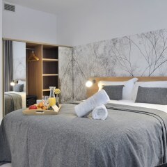 Отель Aspasios Atocha Apartments Испания, Мадрид - отзывы, цены и фото номеров - забронировать отель Aspasios Atocha Apartments онлайн комната для гостей фото 2