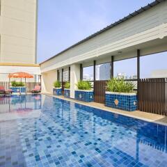 Отель Citadines Sukhumvit 16 Bangkok Таиланд, Бангкок - 1 отзыв об отеле, цены и фото номеров - забронировать отель Citadines Sukhumvit 16 Bangkok онлайн бассейн