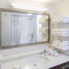 Отель Hampton Inn by Hilton Troy ванная