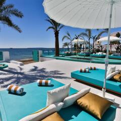 Отель Dorado Ibiza Suites - Adults Only Испания, Сант Джордин де Сес Салинес - отзывы, цены и фото номеров - забронировать отель Dorado Ibiza Suites - Adults Only онлайн бассейн фото 3